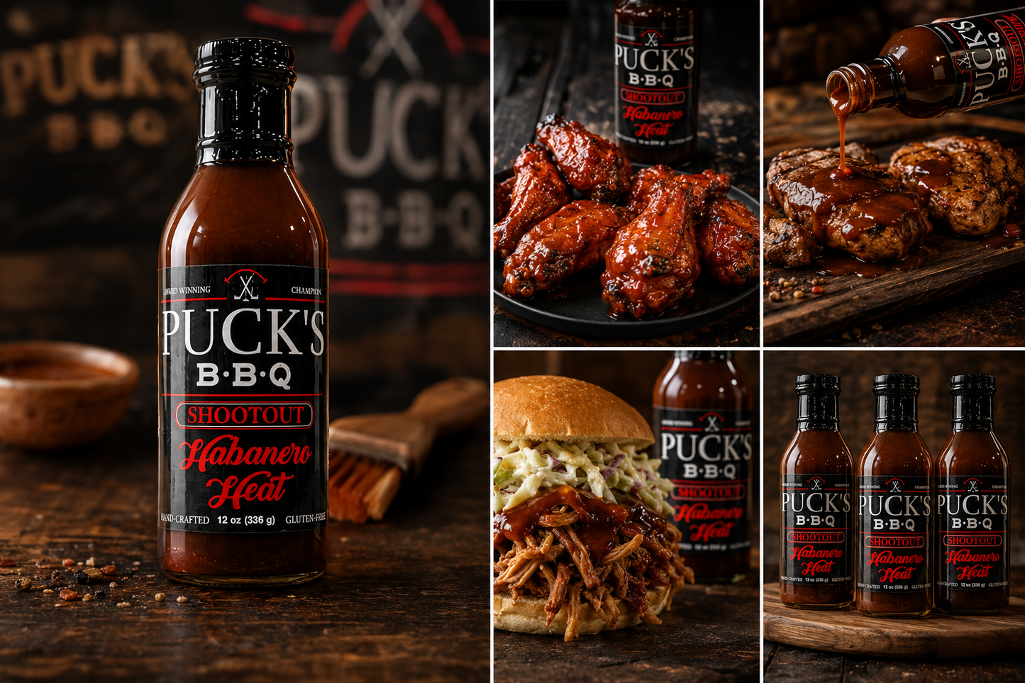 Puck’s BBQ Shootout Habanero Heat – 3 Pack