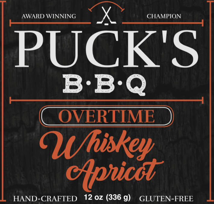 Puck's BBQ Overtime - Whiskey Apricot 12 oz.