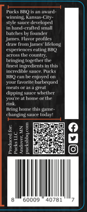 Puck's BBQ Overtime - Whiskey Apricot 12 oz.
